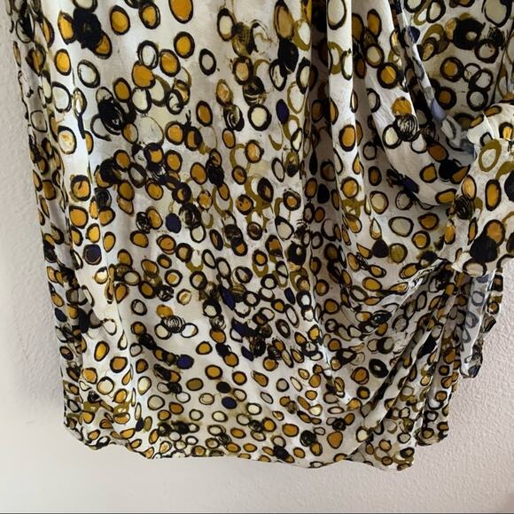 RACHEL Rachel Roy Faux Wrap Tie Side Dress Lined Plus 0X - Picture 4 of 13